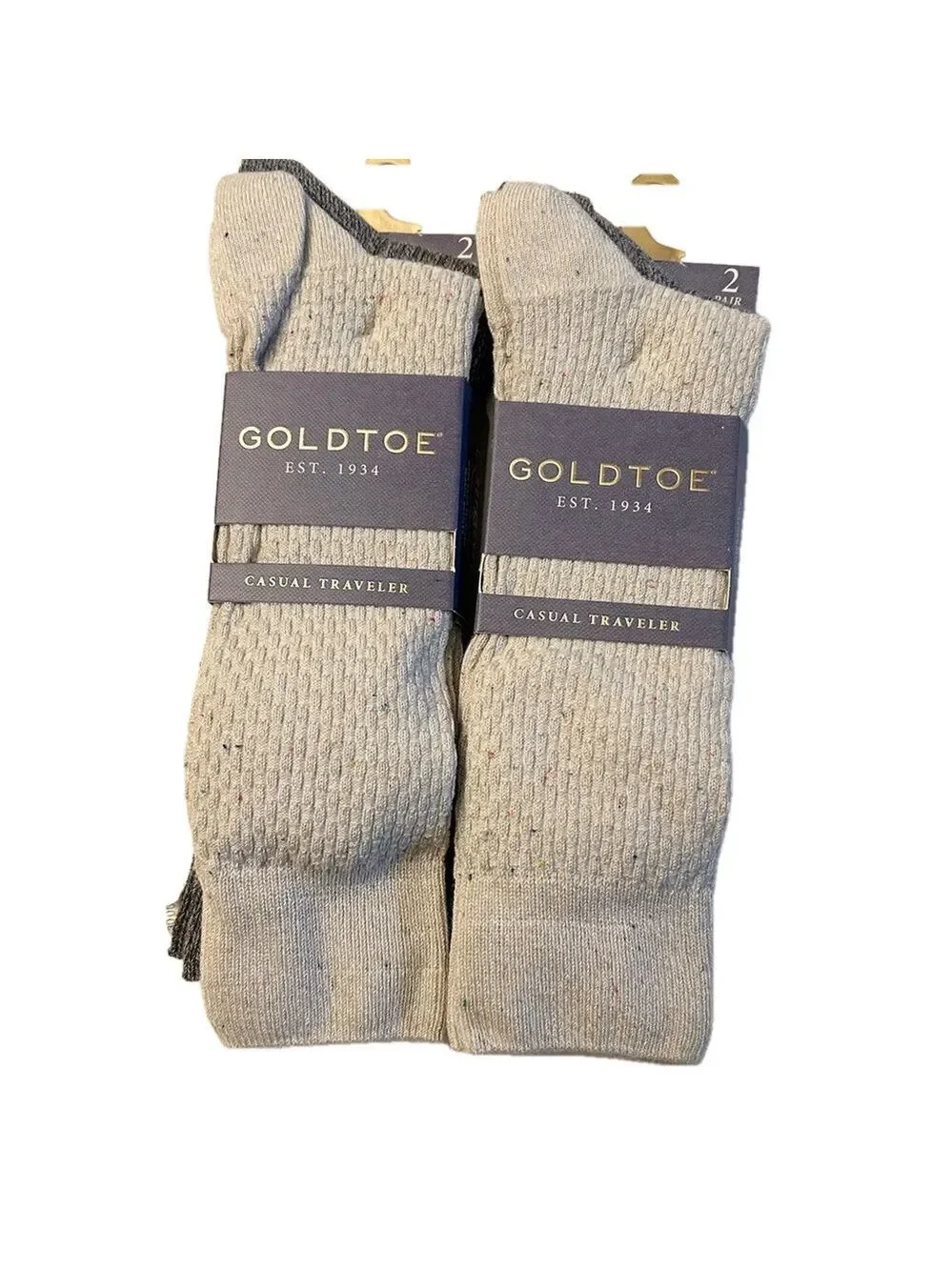 Gold toe 4 Pairs of Men’s Socks Size 6 to 12 NWT